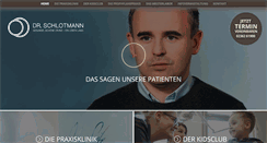 Desktop Screenshot of dr-schlotmann.de