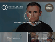 Tablet Screenshot of dr-schlotmann.de
